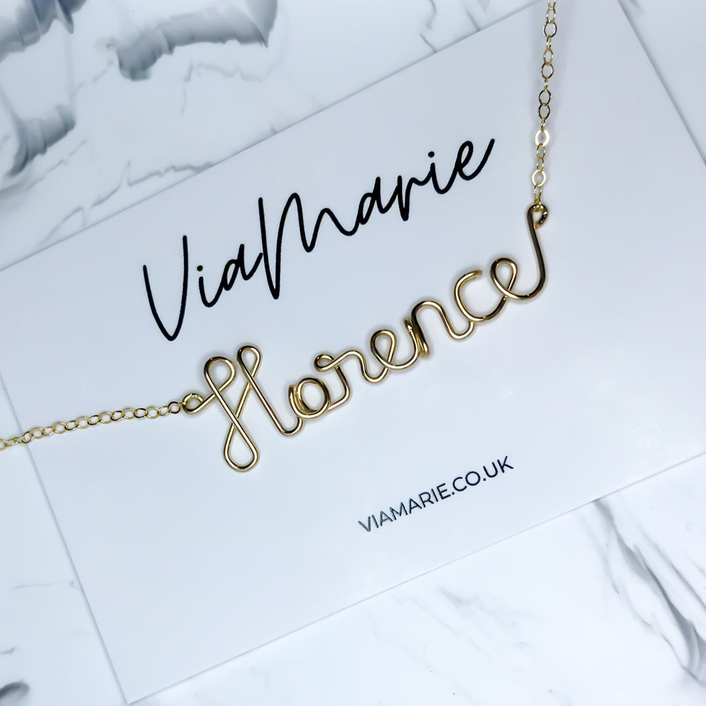 PERSONALISED NECKLACE - GOLD FILLED