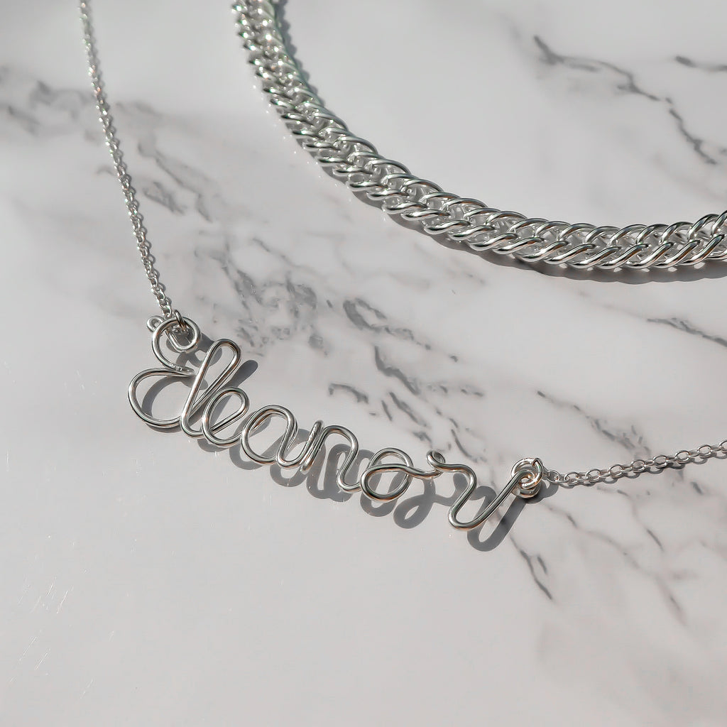 PERSONALISED NECKLACE - STERLING SILVER